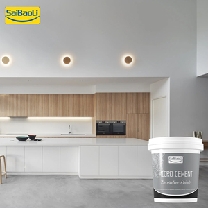 Saibaoli Professional Morandi <strong>Colour</strong> Ready-Mixed Microcement Resin Liquid Coating Microcement Plant Building - Product Image 6