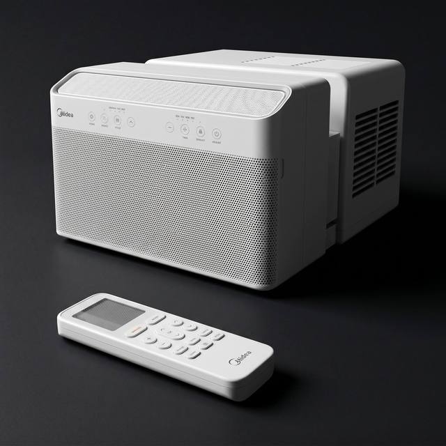 Premium Midea U-Shaped Window Air Conditioner Full Inverter Technology 8000 12000 BTU Ultra Quiet Smart AC Unit