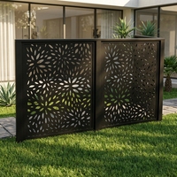 Prix d'usine – Panneaux décoratifs en métal découpés au laser pour clôture extérieure toutes saisons, art paysager, écran de jardin et treillis