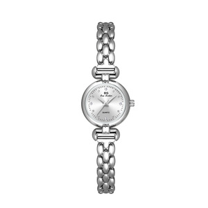 BS FA1792 orologio da donna VINTAGE elegante semplice oro retrò argento tondo piccola catena impermeabile - Product Image 6