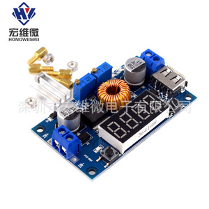 Módulo de Fuente de Alimentación Reductora de Voltaje Hongwei, 5A, Corriente y Voltaje Constantes, con Puerto USB para Convertidor de Banco de Energía - Product Image 1
