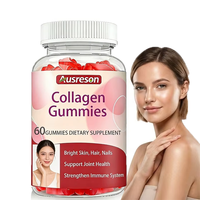 Gummies de Collagène Végétalien Personnalisées à Marque Blanche avec Peptides, Vitamines et Biotine pour la Peau, les Cheveux, les Ongles et le Soutien Articulaire – Gummies de Collagène Naturel