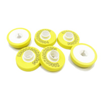Tag Telinga RFID LF Standar ICAR Berkualitas Baru ISO11784/11785 Tombol Stub+Flag Sensor Suhu Akselerasi Bluetooth 4G