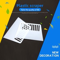 Raclette en plastique pur à lame épaissie de type Zéro Quatre-Soixante pour adhésif de papier peint, directement de l'usine, pour bâtiment industriel