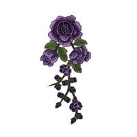 Appliques en dentelle brodée florale, 10 couleurs et styles, patchs de fleurs 3D en tissu à coudre pour chapeaux