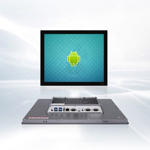 Panel de pantalla táctil industrial todo en uno resistente al agua de 19 pulgadas, ordenador PC j1900 I3 i5, procesador sin ventilador, PC táctil integrada - Product Image 1