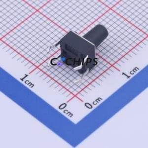 K2-6639DP-K4SW-04 Tactile Switch Through hole-4P,6x6mm Switch Single Pole Single Throw Round Button 2.5N Through Hole - Product Image 2