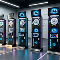 Machine à fléchettes électronique à monnayeur, équipement de jeu commercial d'intérieur personnalisable pour adultes