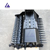 Râteau rotatif pour excavatrice pour une préparation rapide des lits de semence, réduit le travail manuel, idéal pour les entrepreneurs en aménagement paysager et les constructeurs de jardins