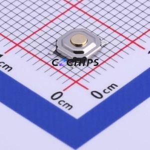 TS-1187A-C-A-B Tactile Switch SMD Switch Single Pole Single Throw Round Button 2.6N Vertical Mount - Product Image 1
