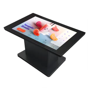 49 אינץ' אינטראקטיבי מסעדת ועידה למעלה חכם דיגיטלי רב תכליתי LCD צג מקורה מסך מגע שולחן משחק קפה