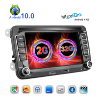 Reproductor Multimedia para Auto Android con Pantalla Táctil GPS de 7 Pulgadas, Radio, Estéreo Doble Din, Reproductor de Video para Auto Android