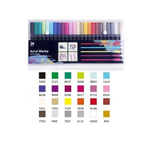 Marcadores de Pintura Acrílica a Base de Agua, Personalizados, No Tóxicos, para Madera, Cerámica, Metal, Tela y Lienzo - Product Image 1