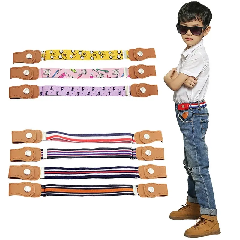 Custom Fashion Kids Designer Belts Canvas Kids Belts Fashionable Children Belts