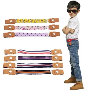 Cinturones de lona personalizados para niños, cinturones de diseño a la moda