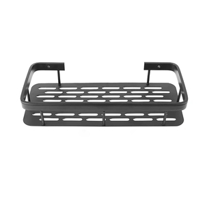 Wholesale <strong>Shower</strong> Caddy Corner Storage Shelf Wall Mounted Self Adhesive <strong>Kitchen</strong> Corner Racks Bathroom Double Shelves - Product Image 6