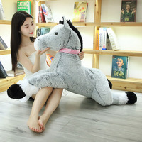 Dropshipping, cheval en peluche géant de 90 cm/120 cm, grand poney en peluche brun, grand cadeau pour les enfants