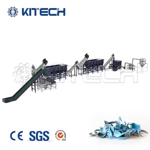 Agriculture HDPE PP plastic recycling machine line dirty film recycling equipment