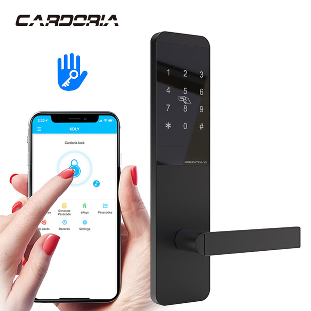 Security Ble Ttlock App Rfid Card Electronic Digital Hotel Lock for Hotel Apartment Airbnb