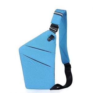 Échantillon gratuit, vente en gros, sac bandoulière en tissu imperméable à l'eau, broderie en nylon, mode homme et femme, pas cher - Product Image 5