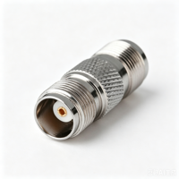 Straight Dual TNC Female Jack to TNC Female Jack Barrel Coupler Waterproof RF Coaxial Adapter Connector for Electrical Devices