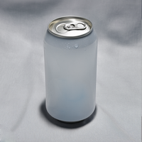 Bocaux Vides Personnalisés en PET 250Ml 350Ml 450Ml 550Ml Ronds Transparents en Plastique pour Jus à Sceller en Gros