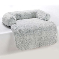Coussin de canapé pour animaux de compagnie en peluche douce, durable et lavable avec fond antidérapant, tapis de couchage pour chien et chat, chaise de canapé, mobilier pour animaux de compagnie