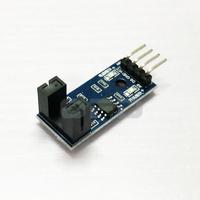 Tipo de ranura Sensor de velocidad IR Tipo de ranura Optoacoplador IR 3,3 V-5V Módulo de medición de velocidad óptica Módulo de sensor IR