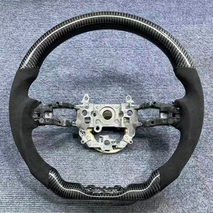 Volant en fibre de carbone forgé YTcarbon pour voitures de course sur <span class=keywords><strong>circuit</strong></span> Time Attack pour Civic Si Hatchback Type R - Product Image 5