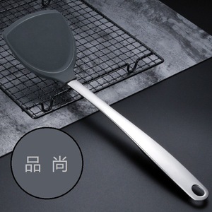 <b>Silicone</b> Spatula 304 Stainless Steel Non Stick Pan Kitchen Cooking <b>Tool</b> Heat Insulating - Product Image 3