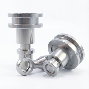 Pièces usinées CNC sur mesure en acier inoxydable de précision avec services de perçage et de brochage - Usinage sur tour - Product Image 1