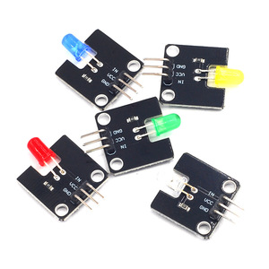 โมดูล LED PCB010Z ขนาด 5 มม. สีเขียว แดง ขาว เหลือง น้ำเงิน ชิ้นส่วนอิเล็กทรอนิกส์สำหรับให้แสงสว่าง - Product Image 4