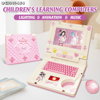 Regalos DE DESARROLLO Juguetes de Aprendizaje Temprano Juguetes Montessori para niños Stem Learning Computadora educativa Mini computadora portátil para niñas con música
