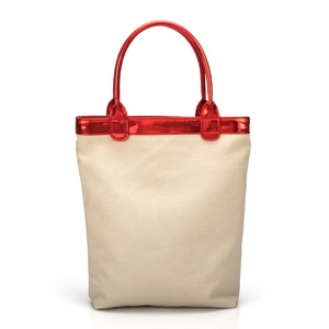 Biểu Tượng Tùy Chỉnh Phụ Nữ Thời Trang Tái Chế <span class=keywords><strong>Canvas</strong></span> <span class=keywords><strong>Tote</strong></span> Túi Tái Sử Dụng Cuộc Sống Hàng Ngày Mua Sắm In Quà Tặng Khuyến Mãi Cho Phụ Nữ - Product Image 4