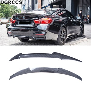 DGRCCS 4 ซีรีส์ F32 คูเป้ 2 ประตู สไตล์ M4 คาร์บอนไฟเบอร์ลายรังผึ้ง เคลือบสี UV ขัดเงา สปอยเลอร์หลัง ฝากระโปรงท้าย ปี 2013-2019 - Product Image 1