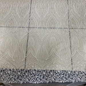 <span class=keywords><strong>Abito</strong></span> da sposa <span class=keywords><strong>abito</strong></span> da sposa in tessuto di <span class=keywords><strong>pizzo</strong></span> motivo floreale incrostato con design di perline - Product Image 2