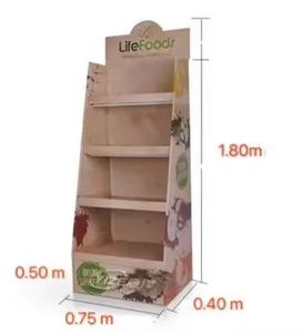 Environmentally Friendly Supermarket Shop <strong>Display</strong> Racks Popular Paper <strong>Cardboard</strong> <strong>Pop</strong>-<strong>up</strong> Stand Stylish Product Presentation - Product Image 3