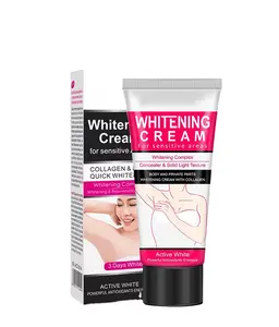 Beste Kwaliteit Gezicht Lichaam Huid Whitening Crème Voor Oksel Benen Knieën Zwarte Huid Whitening Cream