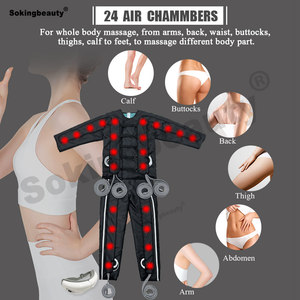 Traje de Presoterapia 3 en 1 al <span class=keywords><strong>Mejor</strong></span> Precio, Traje de Adelgazamiento por Presión de Aire, Recuperación Corporal Completa, Bienestar, Drenaje Linfático, Máquina de Masaje - Product Image 3