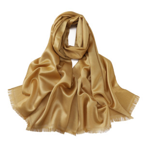 Sciarpe Etniche Personalizzate in Poliestere Glitterato per Donna, <span class=keywords><strong>Hijab</strong></span> Musulmano alla <span class=keywords><strong>Moda</strong></span>, Scialle Luccicante in Tinta Unita - Product Image 5