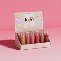 Présentoir de Maquillage Haut de Gamme Personnalisable en Carton Ondulé avec Crochets, Doublure en Éponge, Embossage et Fermeture Magnétique