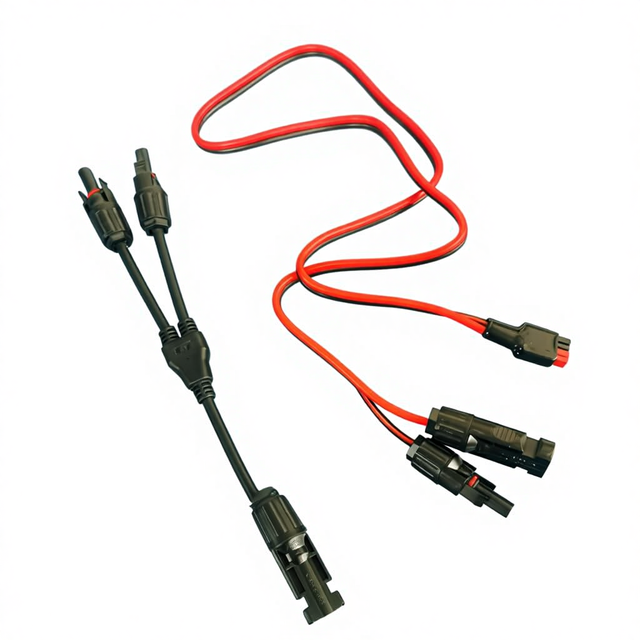Customize 12AWG & 14AWG Solar Power System Adapter Cable IP67 Rated 1000V 30A Male Female Connection