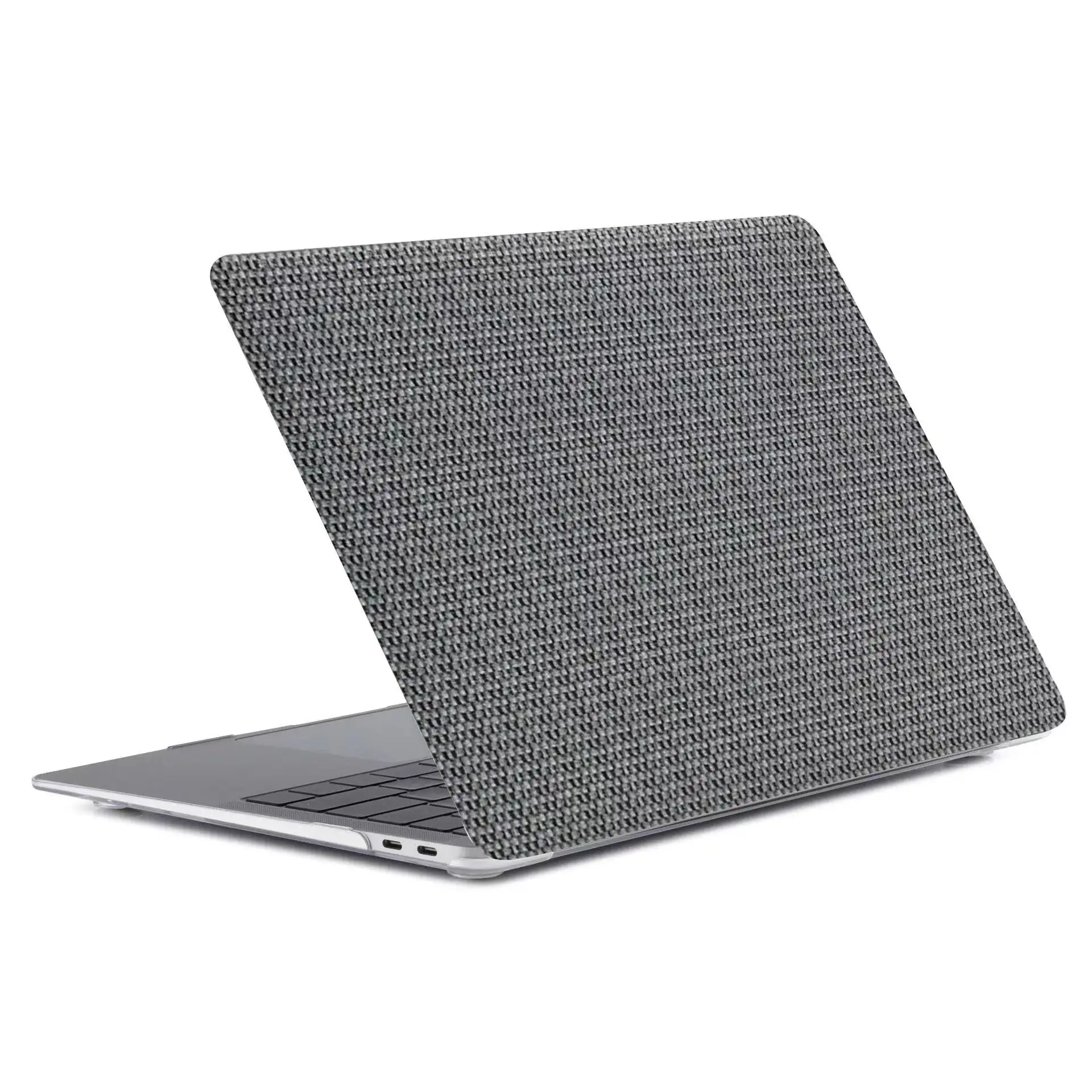 Yapears OEM Moda Malha Caso Laptop De Couro Para Macbook Pro 14/15/16 PC Shell Duro Notebook Capa Para Macbook Air 13 15