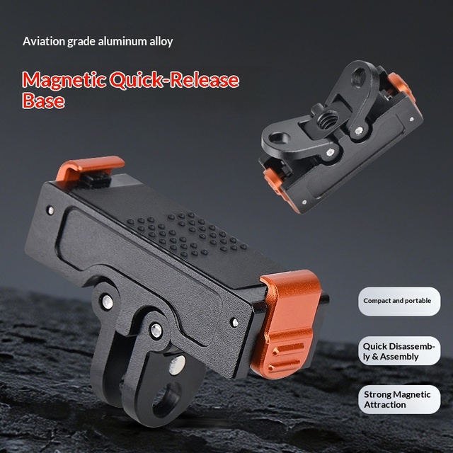 Magnetic Quick Release Base for 360 Action 6/5 Pro Sports Camera with Official Configuration