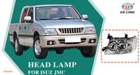 GELING, piezas de automóviles, accesorios, montaje de faros delanteros, lámpara de cabeza delantera para JMC BAODIAN PICKUP 2007 2012