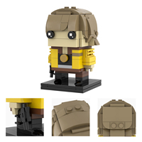Set de Bloques de Construcción del Personaje Luke de la Guerra de las Galaxias, Kits de Bricolaje, Ladrillos MOC, Juguete para Niños, Regalo, MOC2391