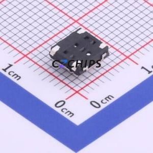 EVQQ2U03W Tactile Switch SMD,6x6.5mm Switch Single Pole Single Throw Round Button 2.6N Vertical Mount - Product Image 2