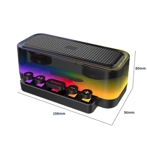 Altavoz de Karaoke GENCE ZQS3216 5.0 con Micrófono Incorporado, Luces LED RGB, Carcasa de Plástico, Batería Incluida, Salida de 10W, para el Hogar - Product Image 3
