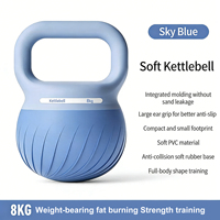 Kettlebell en PVC souple rempli de sable pour l'entraînement de force et la remise en forme à domicile