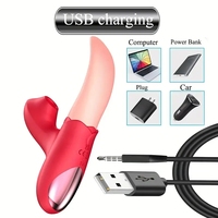 Wiederauf ladbarer Nippel Mastur bator Klitoris sauger Stimulator Mini Clit Rose Zunge lecken Vibrator für Frauen